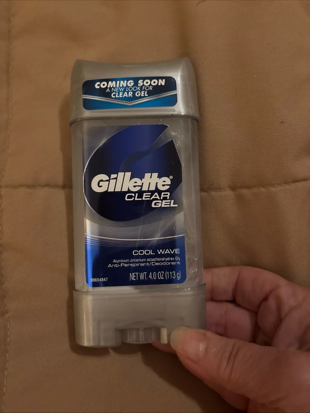 Gillette clear gel cool wave antiperspirant/deodorant 4oz-NOS